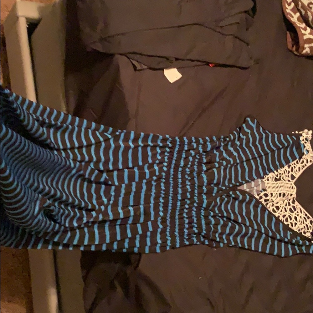 Cute long maxi dress with butterfly like design